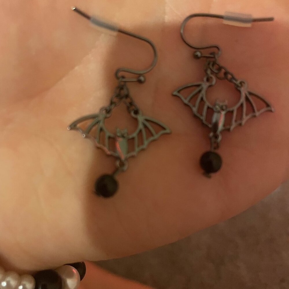 bat earrings